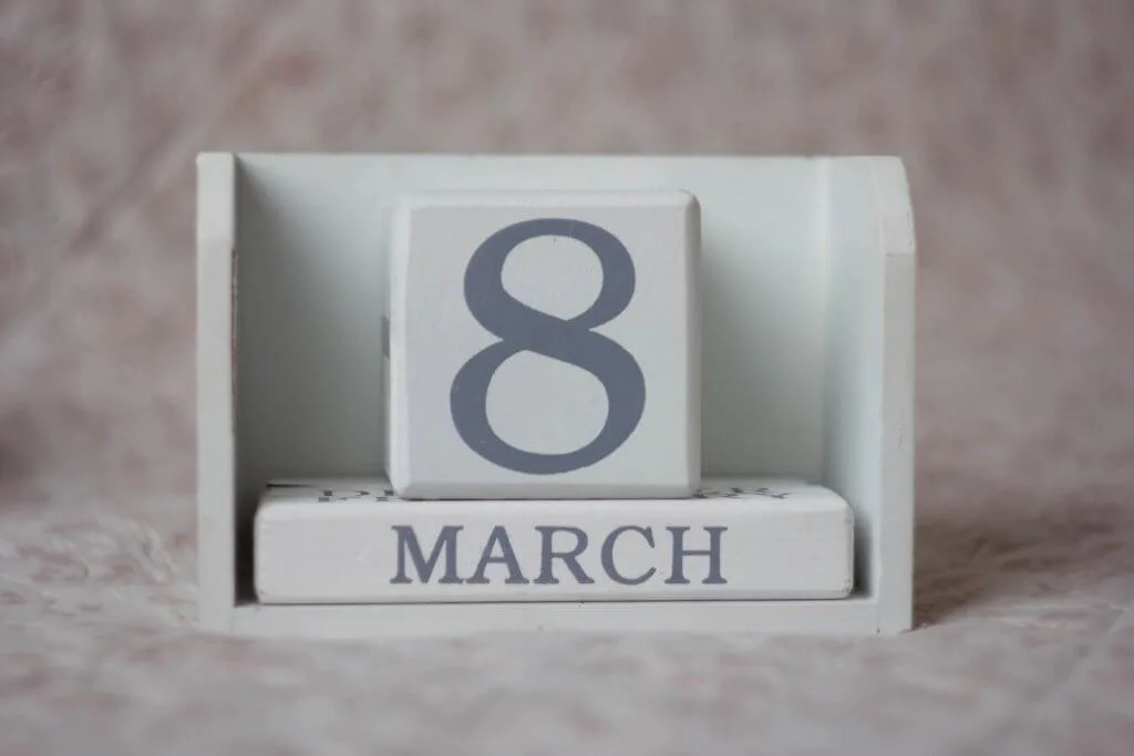 Calendario para elegir la fecha del bautizo